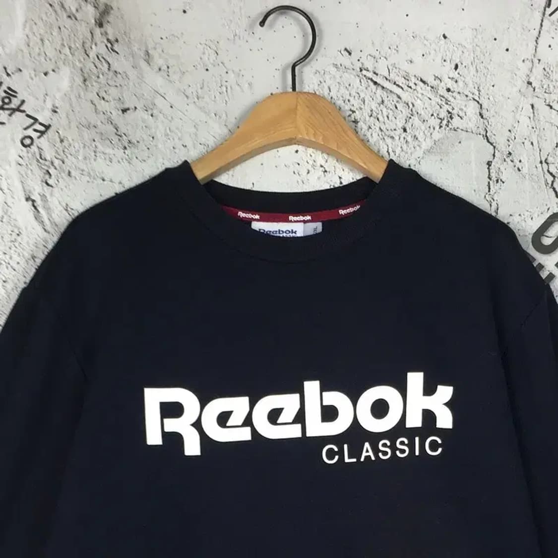 리복 클래식 빅로고 약기모 맨투맨 네이비 2XL 2200243 상품이미지5