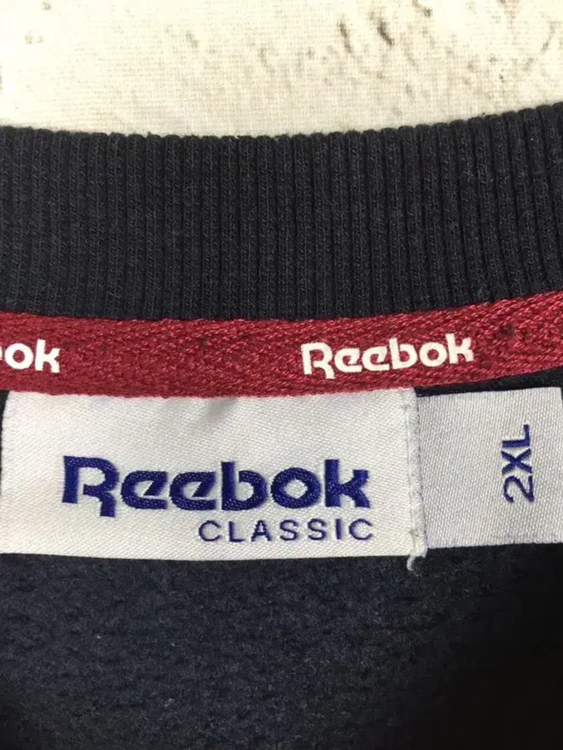 리복 클래식 빅로고 약기모 맨투맨 네이비 2XL 2200243 상품이미지9