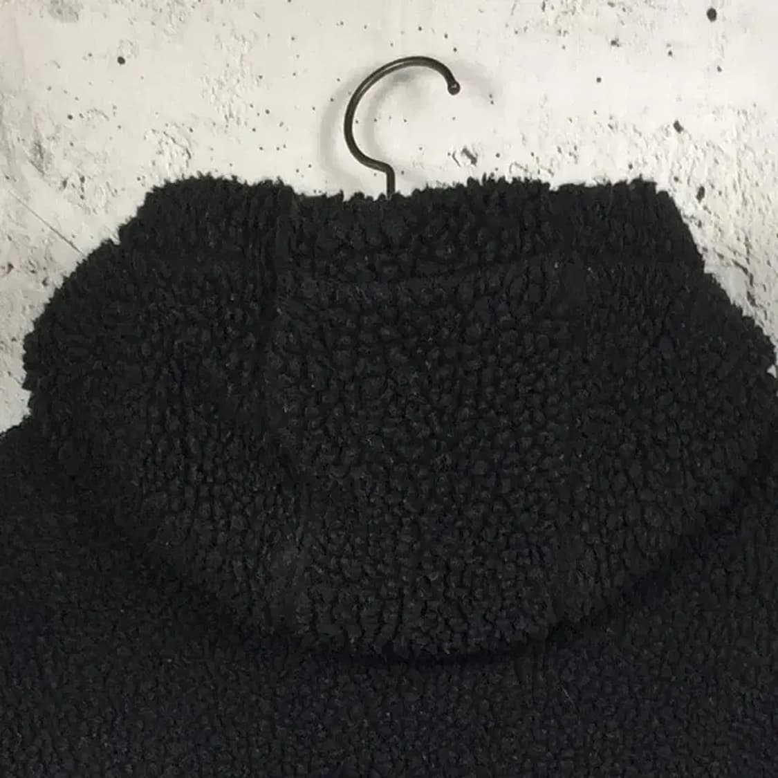 내셔널지오그래픽 와펜 뽀글이 후리스 후드 집업 블랙 S 3400145 상품이미지4