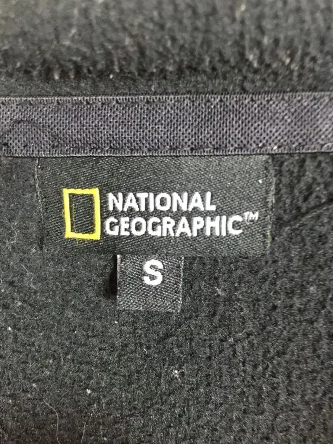 내셔널지오그래픽 와펜 뽀글이 후리스 후드 집업 블랙 S 3400145 상품이미지6