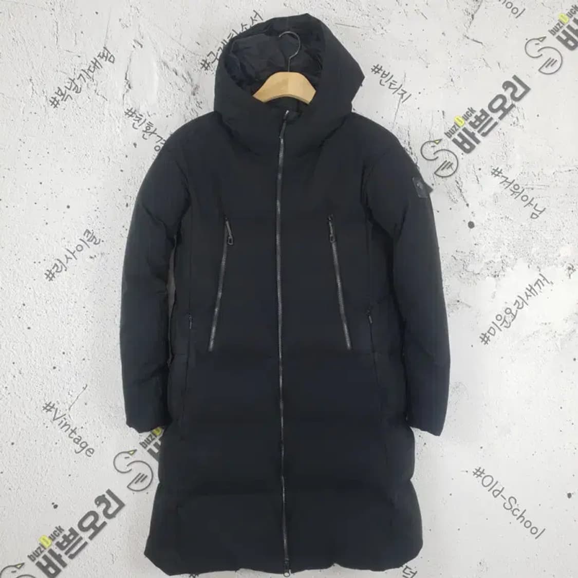 데상트 DESCENTE 여성 덕다운 롱패딩 블랙 3400119 상품이미지1