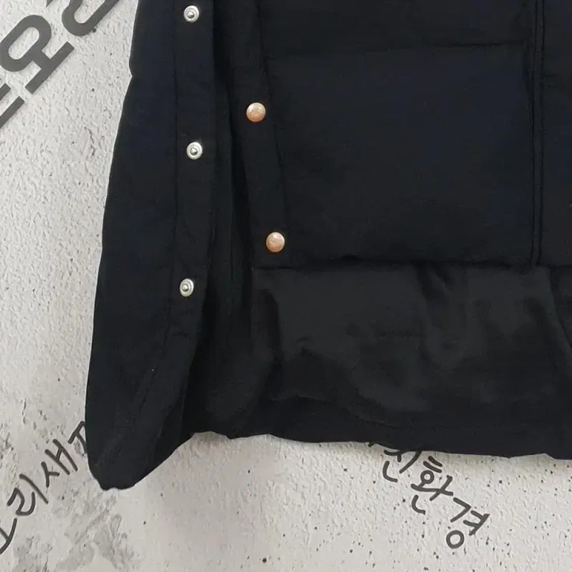 헤지스골프 퀄팅 구스다운 HWJU8D881 롱패딩 블랙 3400107 상품이미지6