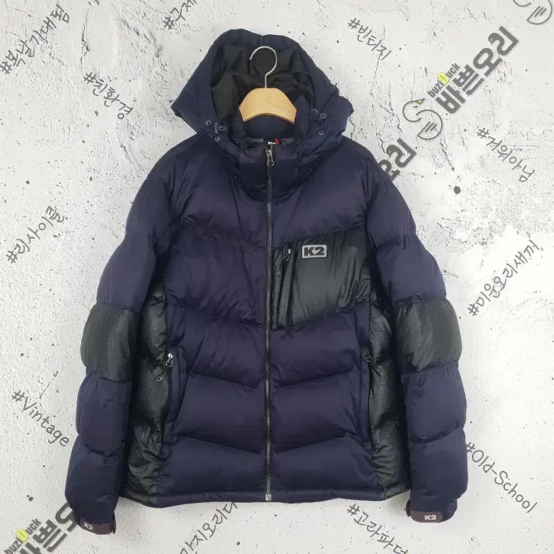 K2 구스다운 패딩 점퍼 네이비 카본 3400108 상품이미지1