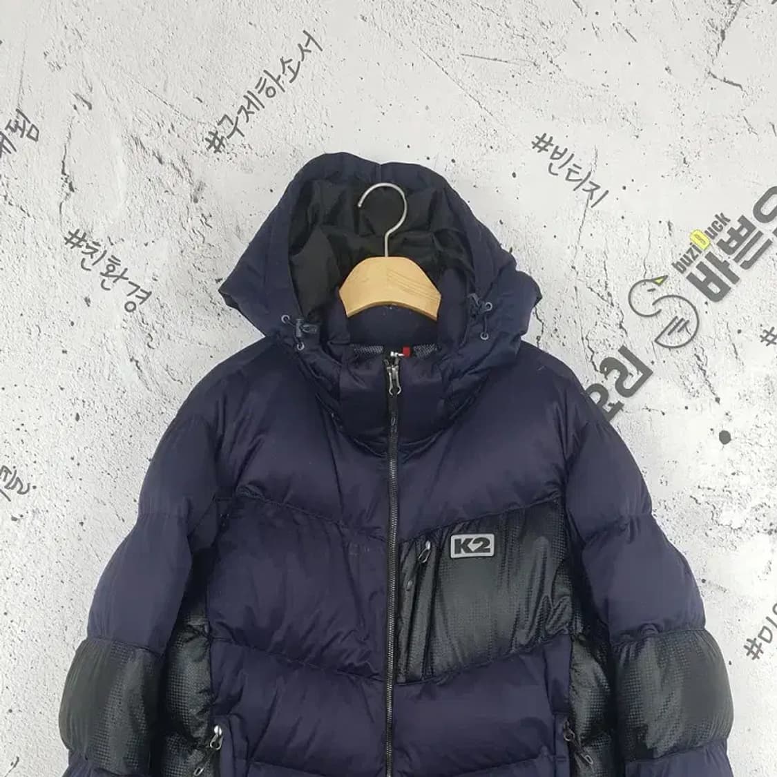 K2 구스다운 패딩 점퍼 네이비 카본 3400108 상품이미지3