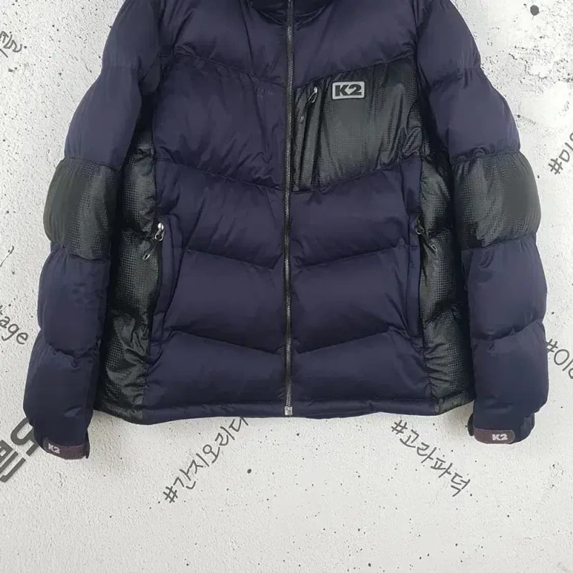 K2 구스다운 패딩 점퍼 네이비 카본 3400108 상품이미지4