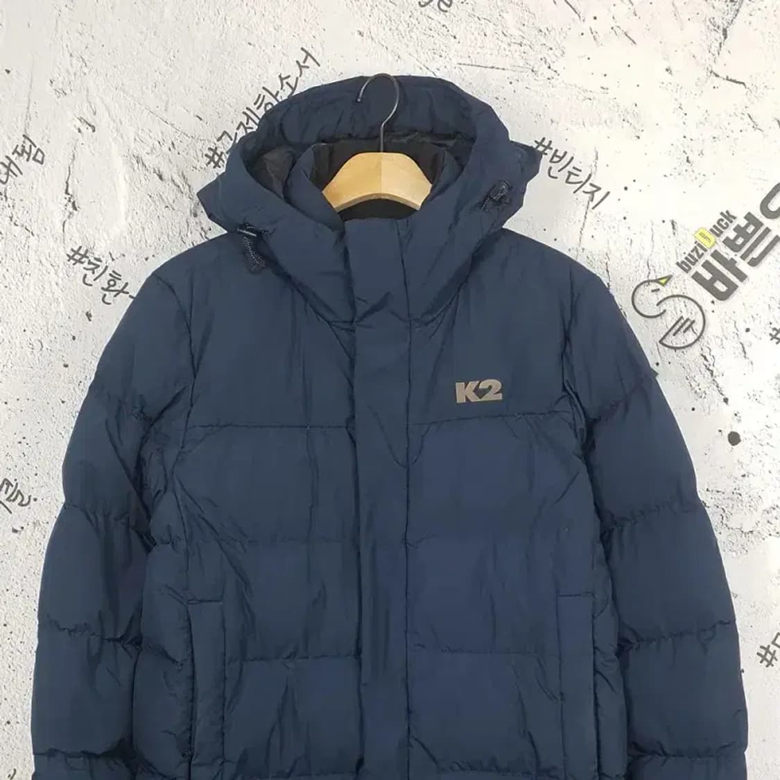 K2 구스다운 롱 패딩 점퍼 네이비 3400134 상품이미지3
