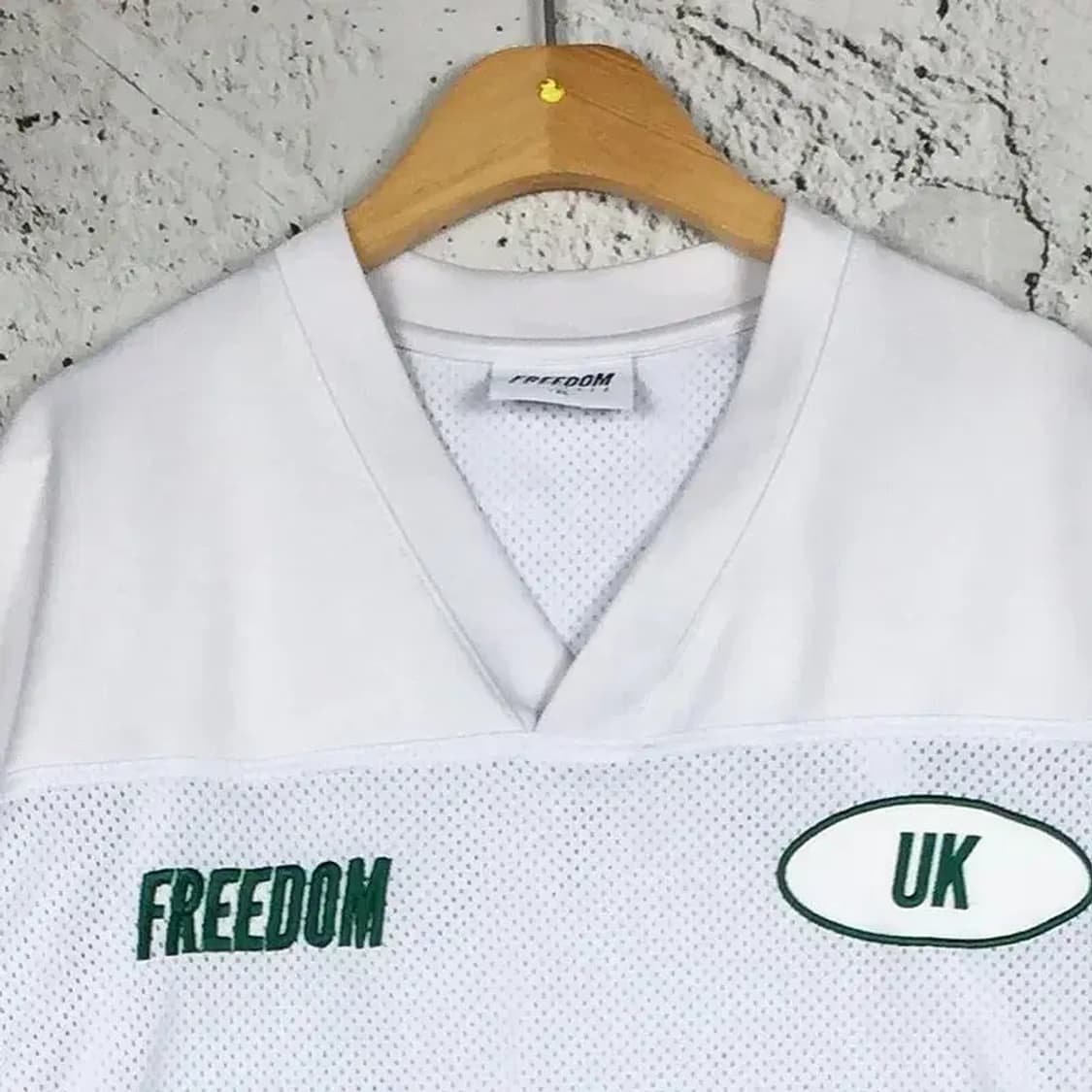 프리덤 FREEDOM 메쉬 럭비 유니폼 화이트 XL 1000509 상품이미지5