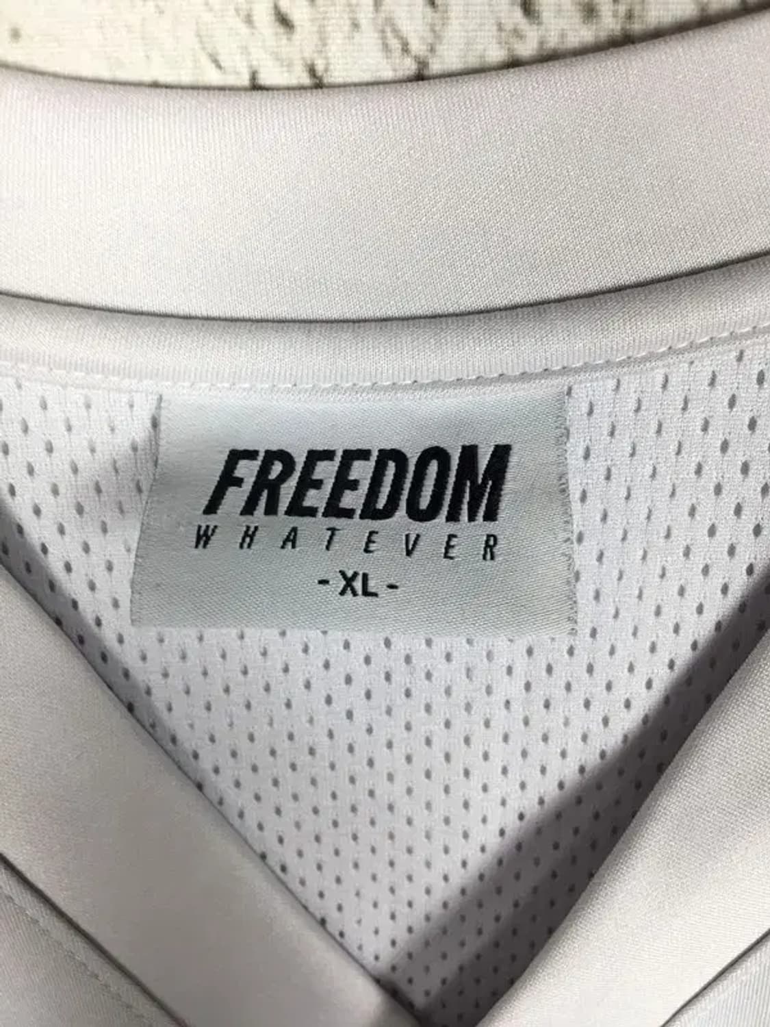 프리덤 FREEDOM 메쉬 럭비 유니폼 화이트 XL 1000509 상품이미지8