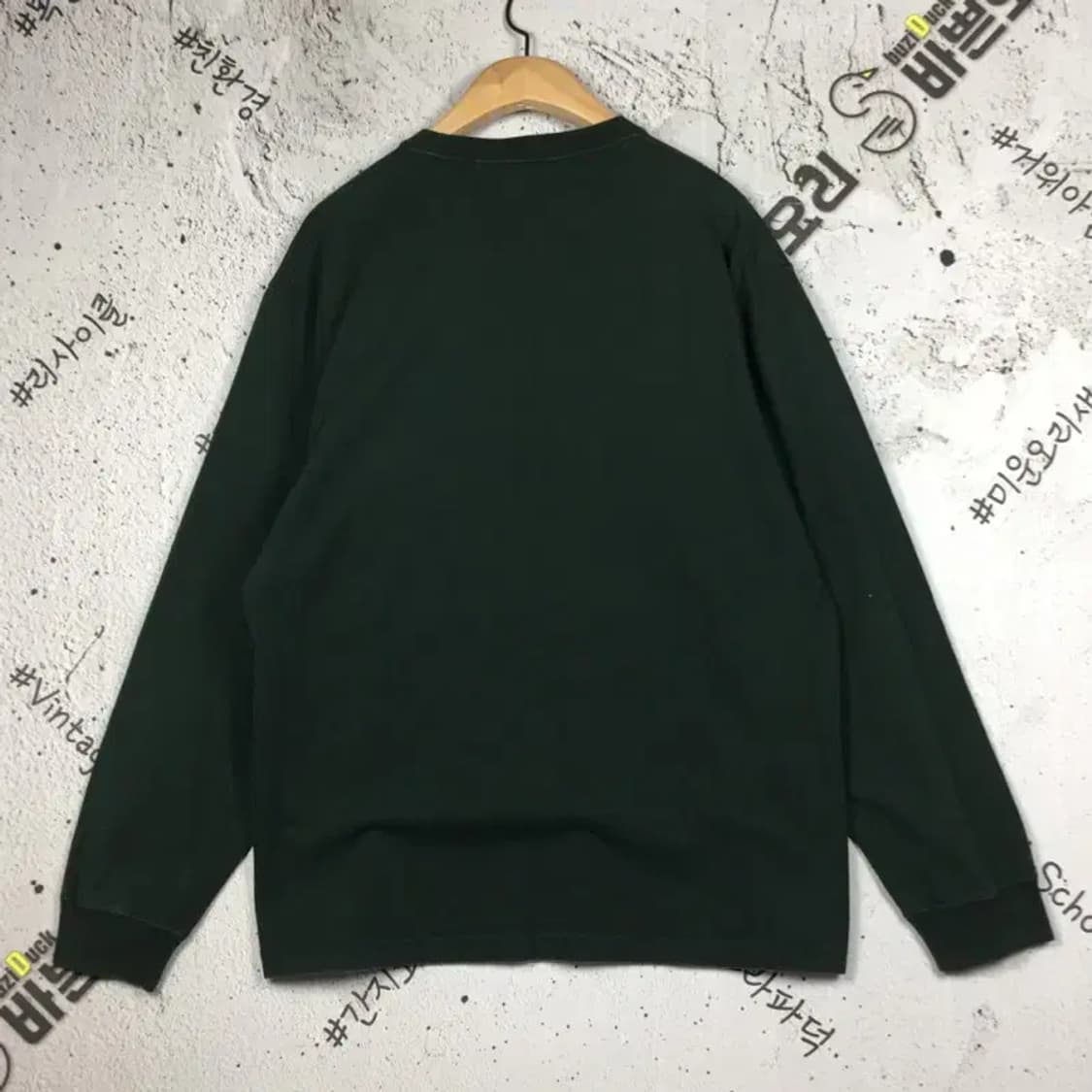 벤데이비스 롱 슬리브 긴팔 티 빈티지 그린 XL 2100157 상품이미지2