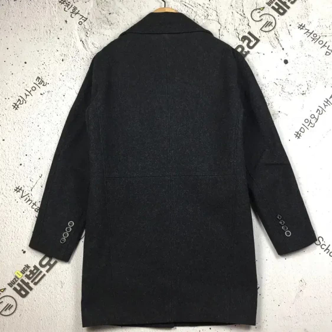 지오지아 램스 울 멜튼 코트 그레이 XL 3200078 상품이미지2