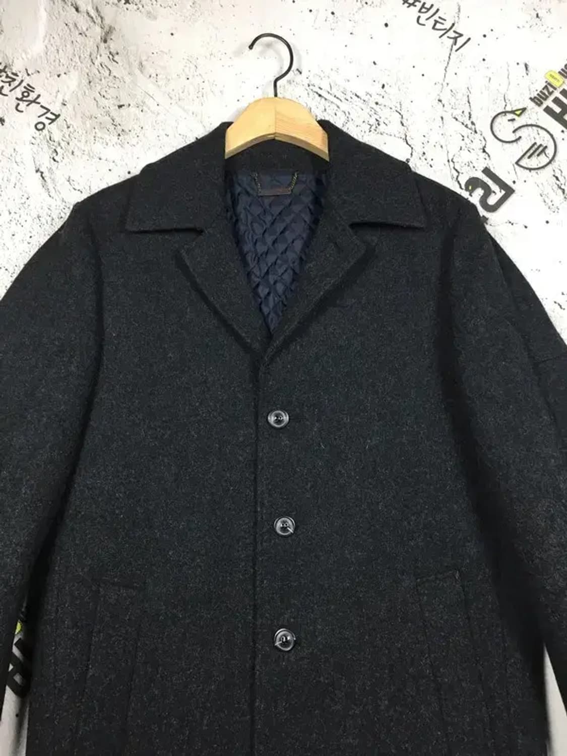 지오지아 램스 울 멜튼 코트 그레이 XL 3200078 상품이미지4