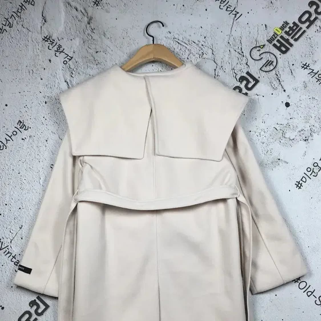 일리 여성 빅카라 스트랩 하프 트랩 코트 3200081 상품이미지5