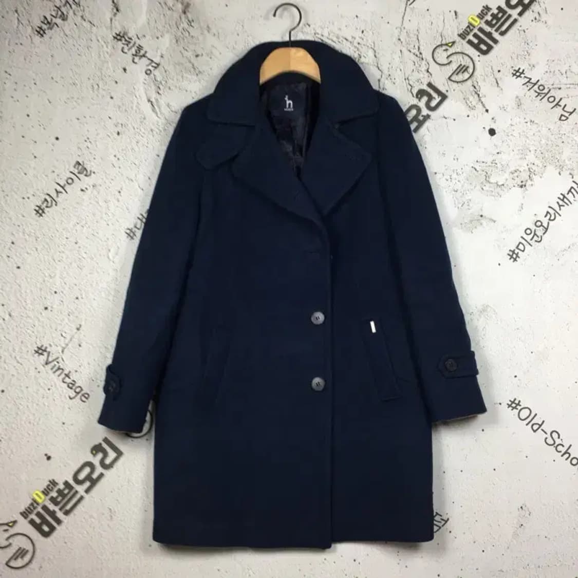 헤지스 여성 코트 네이비 85-160 3200083 상품이미지1