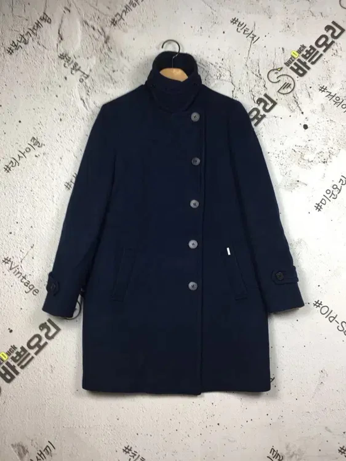 헤지스 여성 코트 네이비 85-160 3200083 상품이미지4