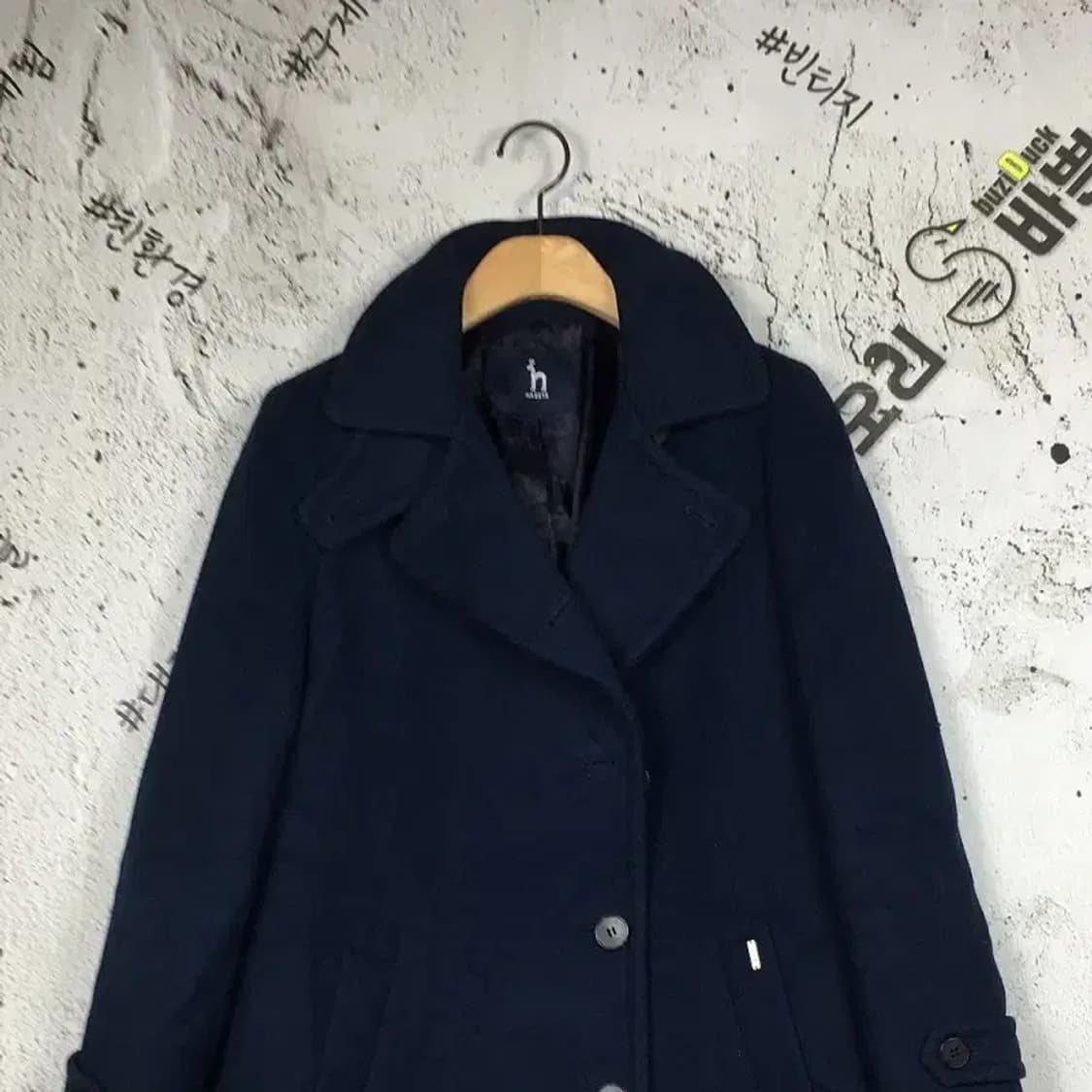 헤지스 여성 코트 네이비 85-160 3200083 상품이미지5