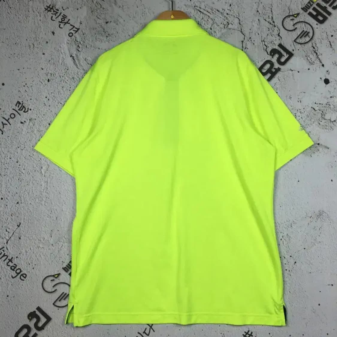 아디다스 반팔 골프 폴로 카라티 형광 XL 1000514 상품이미지2