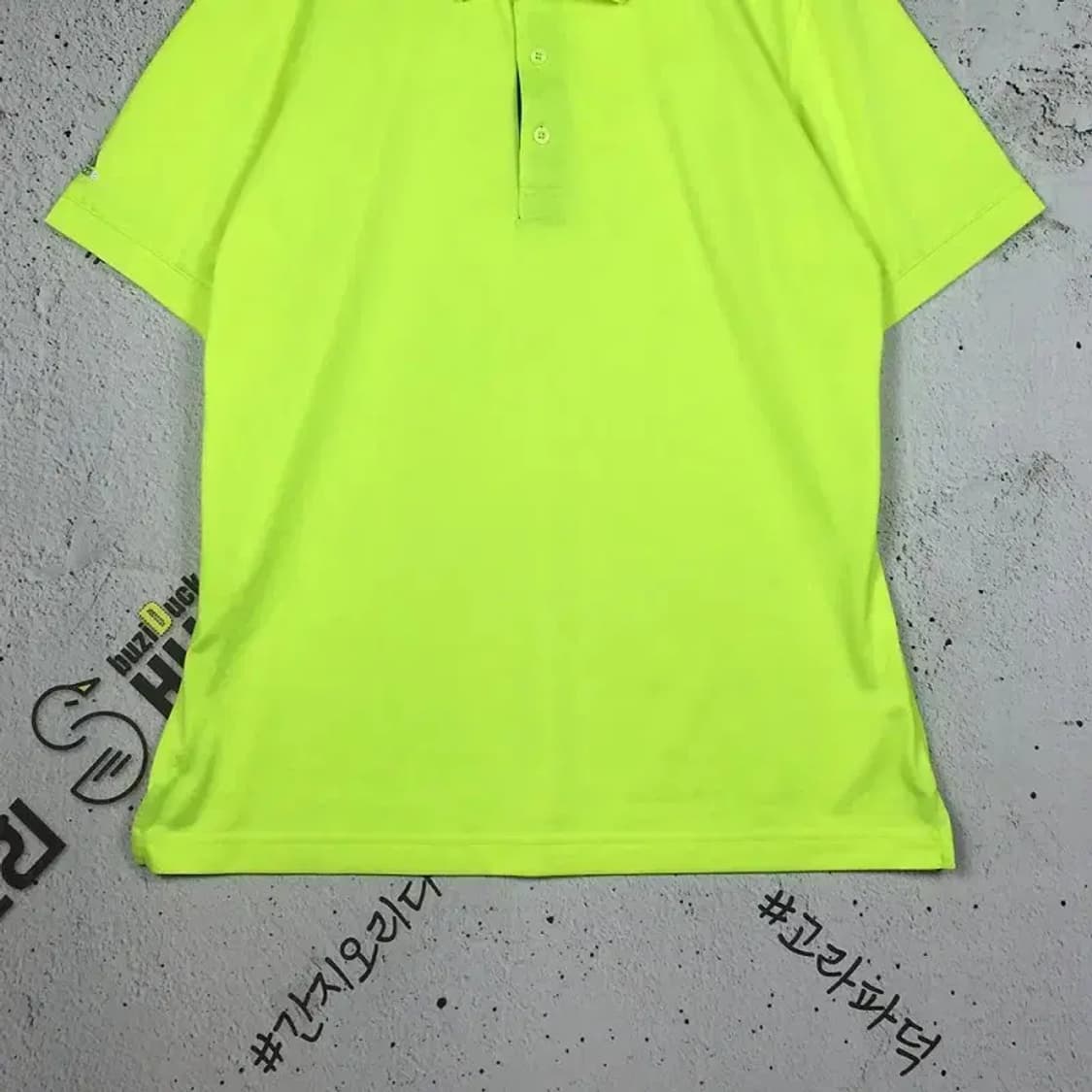 아디다스 반팔 골프 폴로 카라티 형광 XL 1000514 상품이미지5