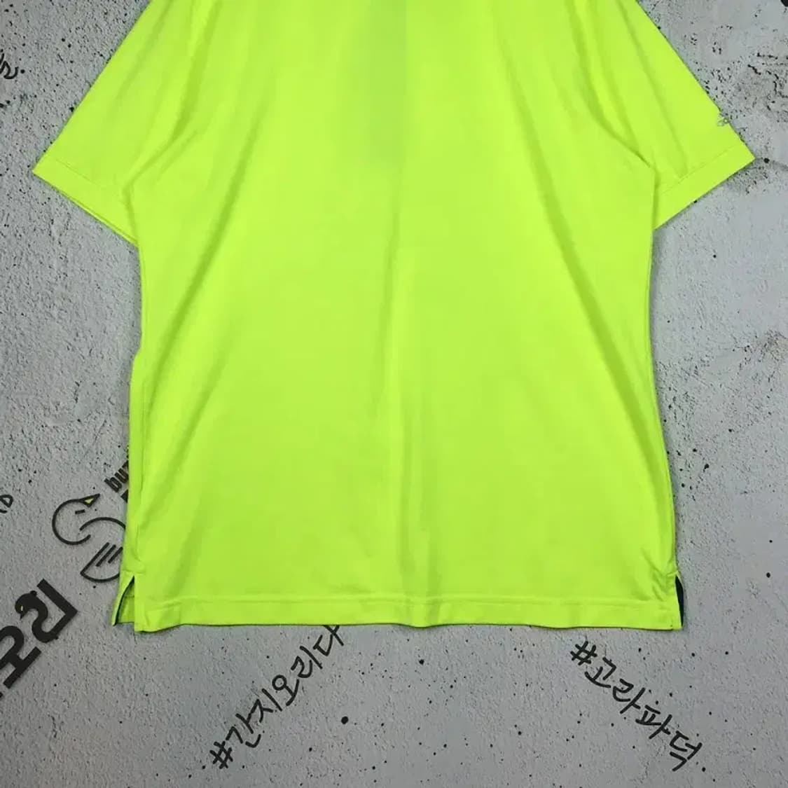 아디다스 반팔 골프 폴로 카라티 형광 XL 1000514 상품이미지7