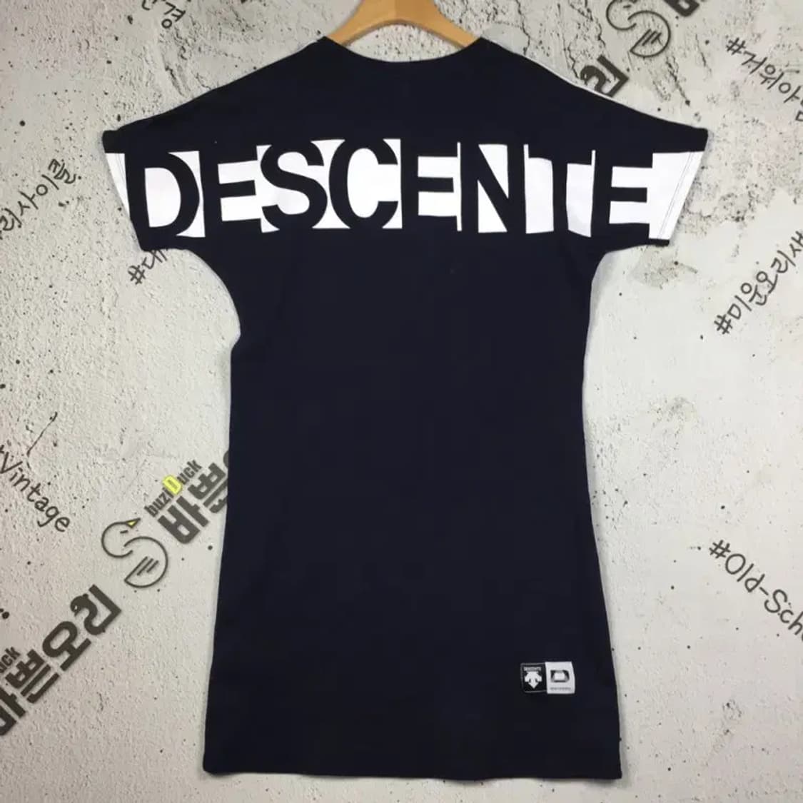 데상트 여성 반팔 원피스 네이비 L 1000515 상품이미지2