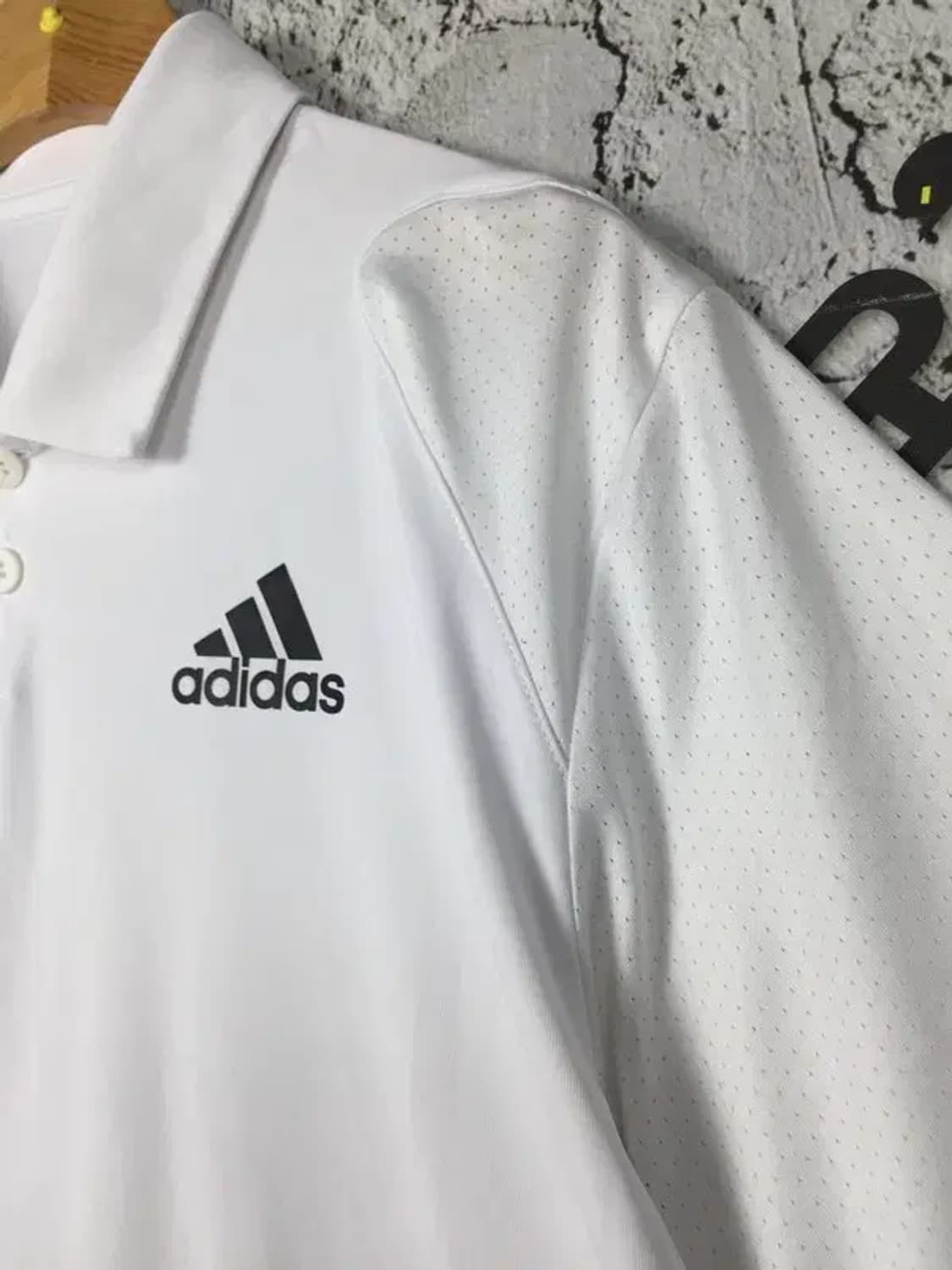 아디다스 클럽 삼선 폴로 반팔 카라티 화이트 L 1000518 상품이미지4