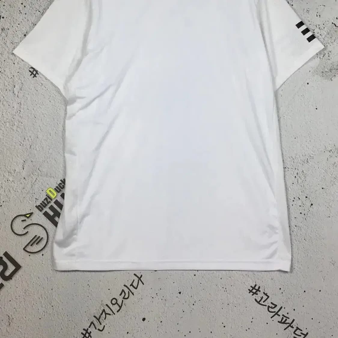 아디다스 클럽 삼선 폴로 반팔 카라티 화이트 L 1000518 상품이미지7