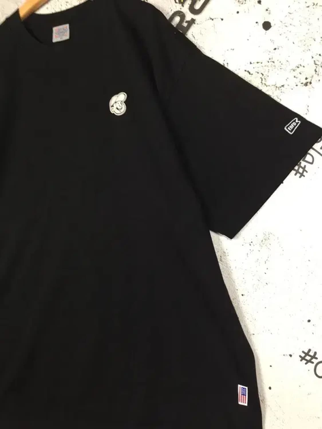 이벳필드 오버핏 로고패치 반팔 티 블랙 XL 1000519 상품이미지4