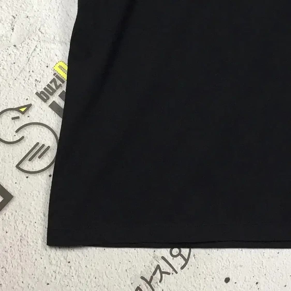 이벳필드 오버핏 로고패치 반팔 티 블랙 XL 1000519 상품이미지5