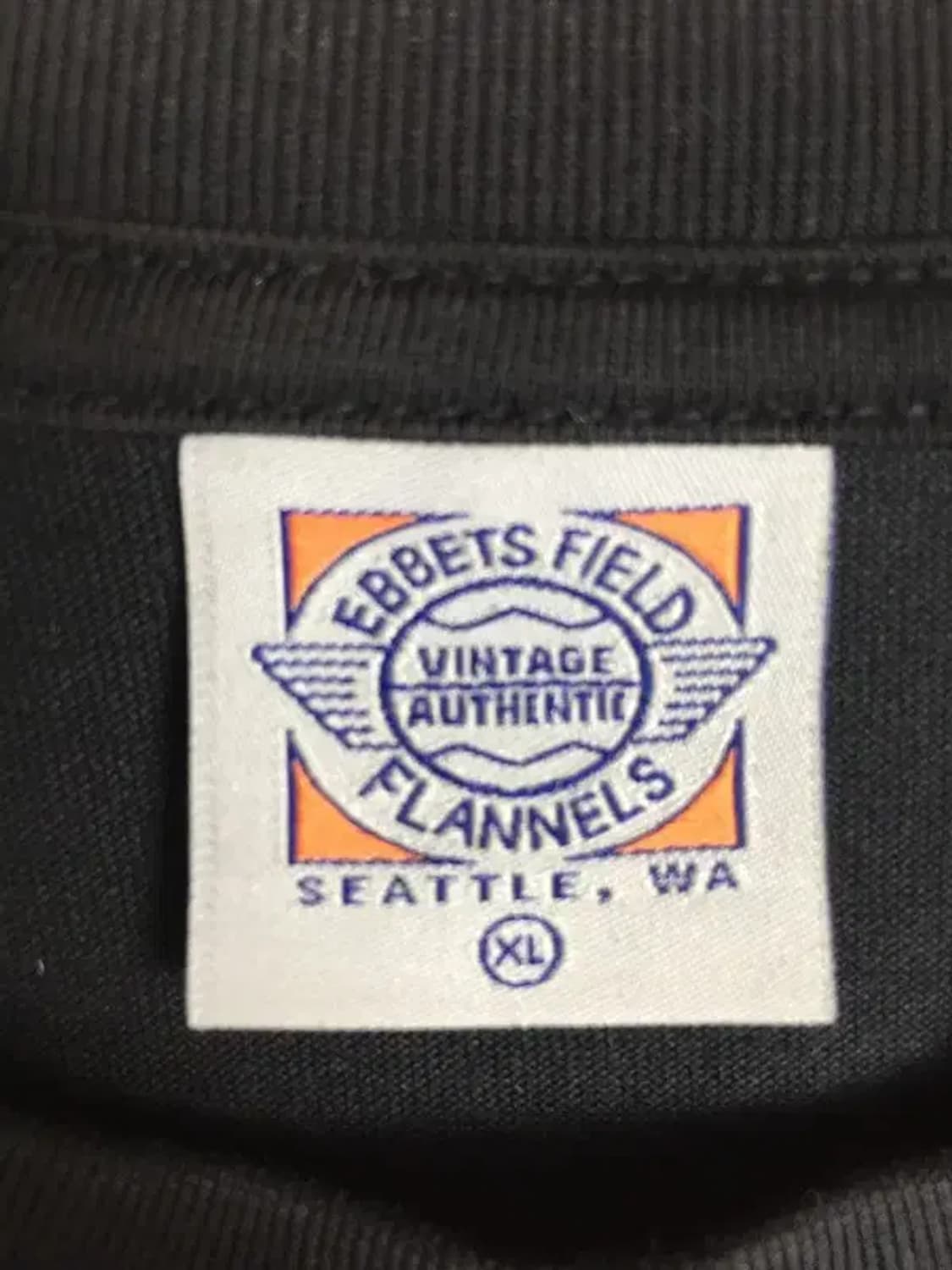 이벳필드 오버핏 로고패치 반팔 티 블랙 XL 1000519 상품이미지6