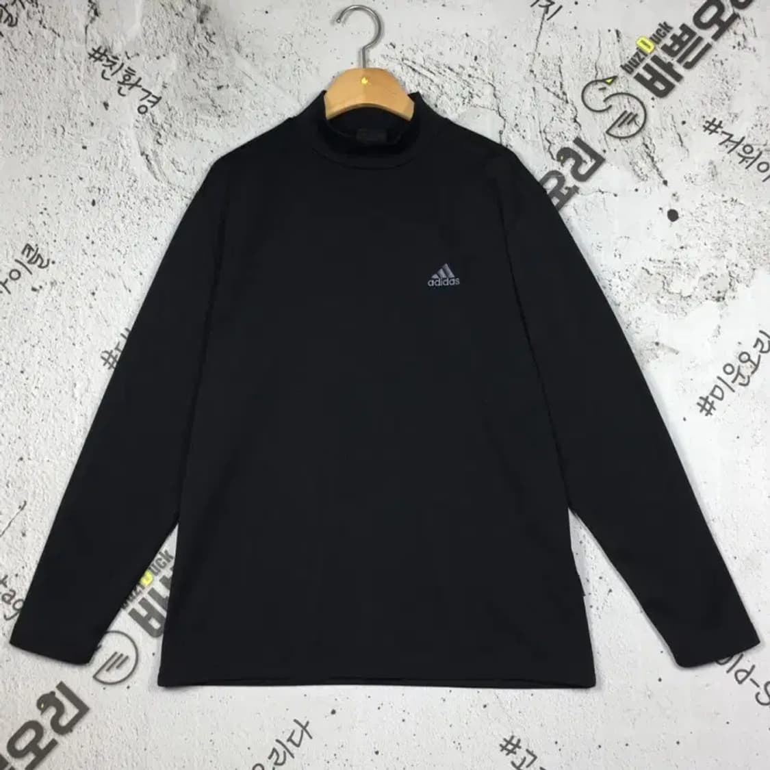 아디다스 기능성 스포츠 목티 긴팔 티 블랙 95 2100158 상품이미지1