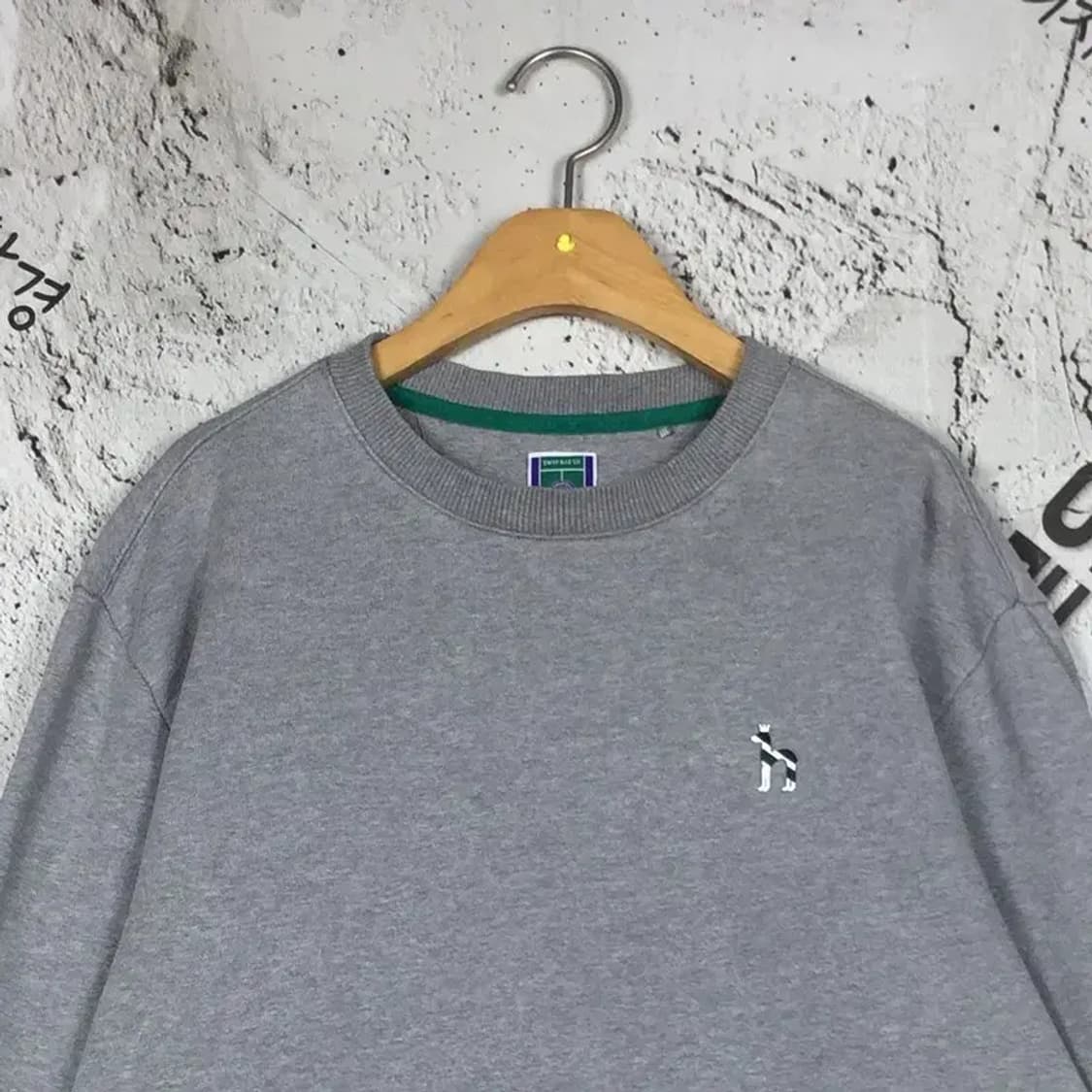 헤지스 테니스 윔블던 맨투맨 배색 라이트 그레이 95 2200244 상품이미지4