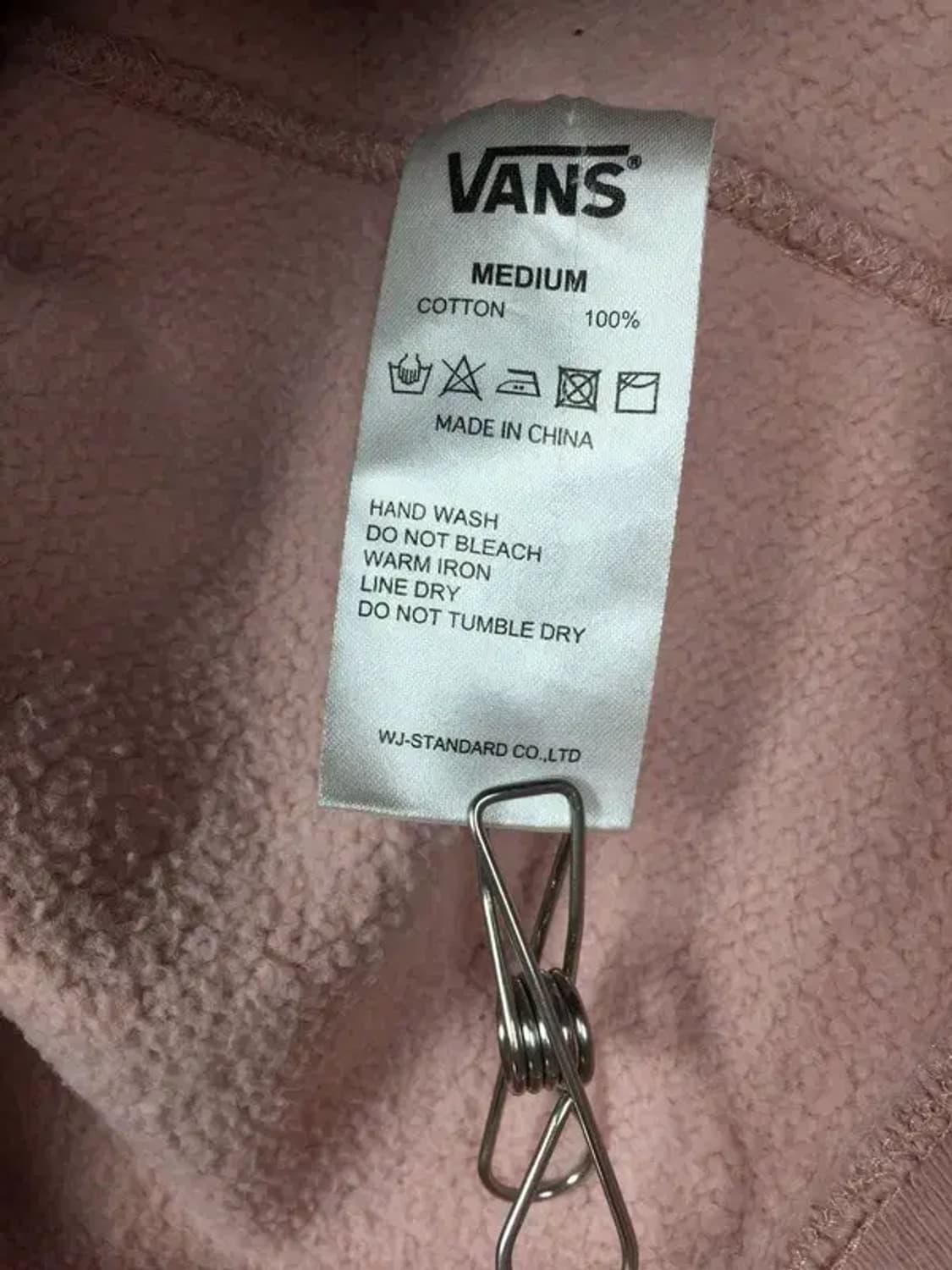 반스 스퀘어 빅로고 약기모 후드티 라이트 핑크 M 2300231 상품이미지9