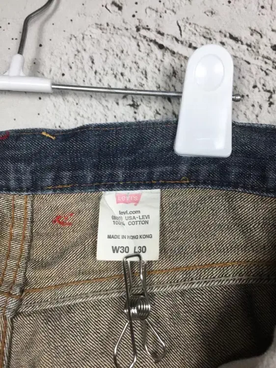 리바이스 워싱 데님 청바지 중청 W30 L30 4100070 상품이미지10