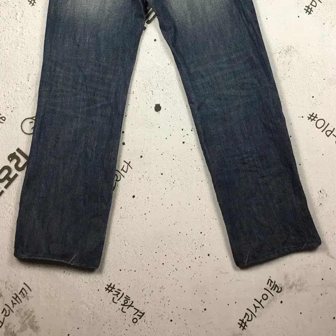리바이스 워싱 데님 청바지 중청 W30 L30 4100070 상품이미지4