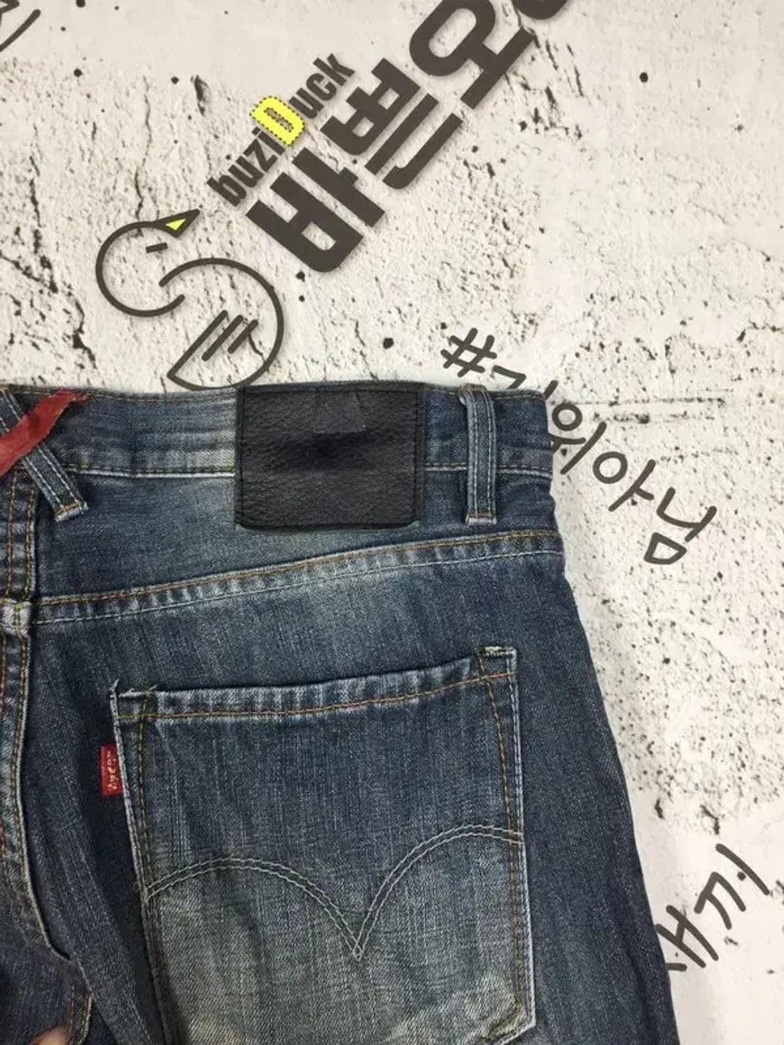 리바이스 워싱 데님 청바지 중청 W30 L30 4100070 상품이미지5