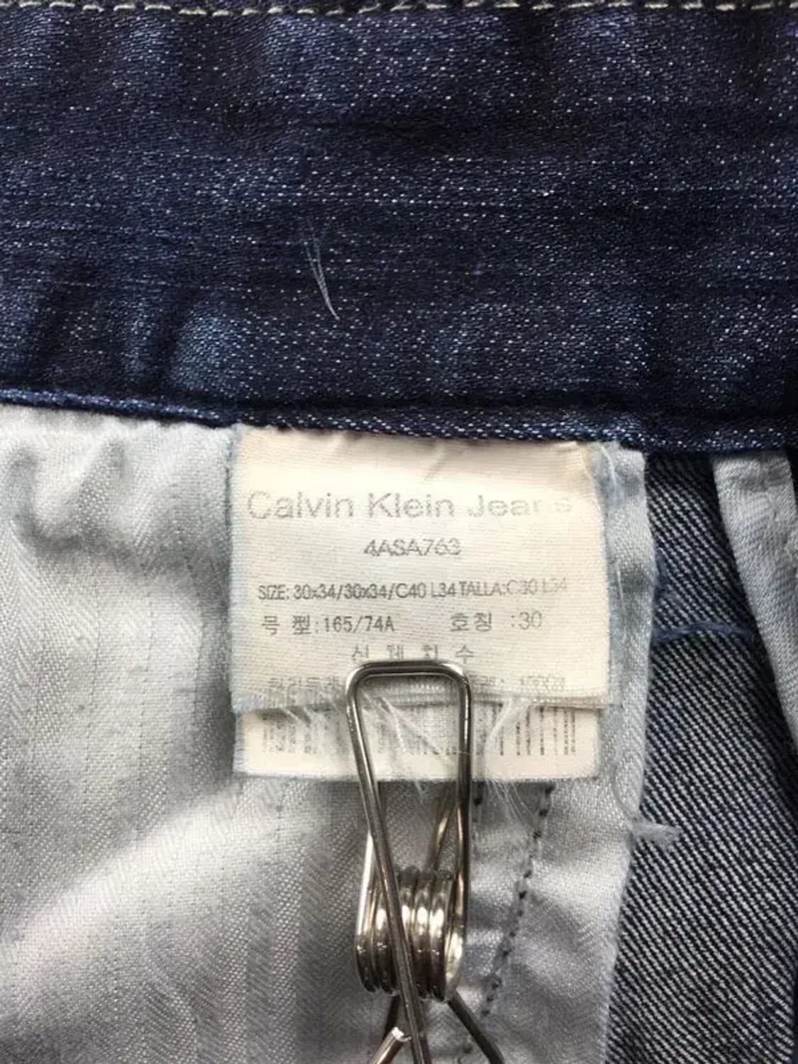 캘빈클라인 CK 데님 청바지 진청 30x34 4100072 상품이미지9
