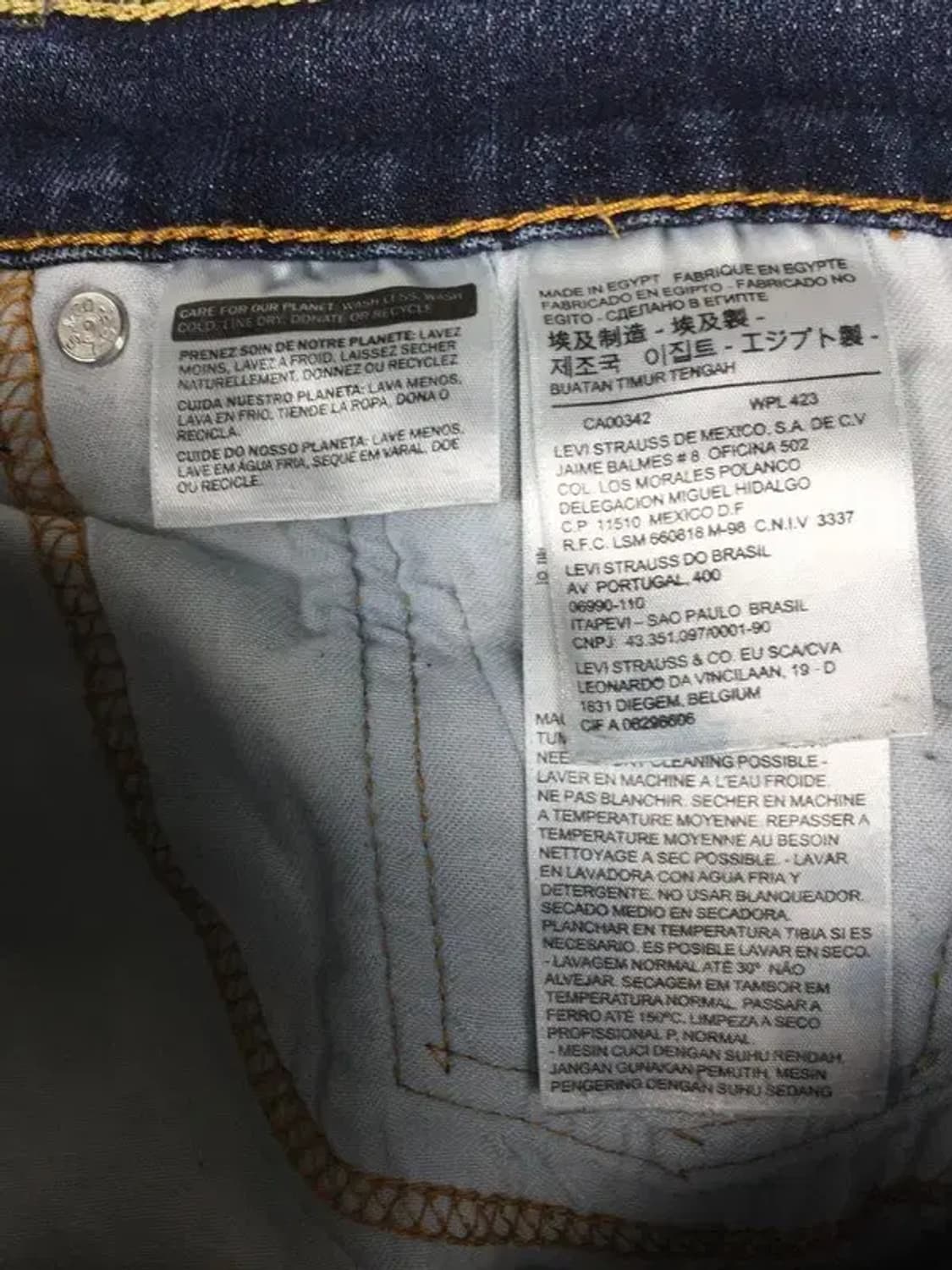 리바이스 511 슬림핏 데님 청바지 중청 W32 L32 4100073 상품이미지8