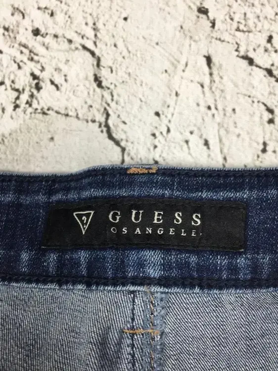 게스 워싱 데님 스판 청바지 중청 W30 4100077 상품이미지10