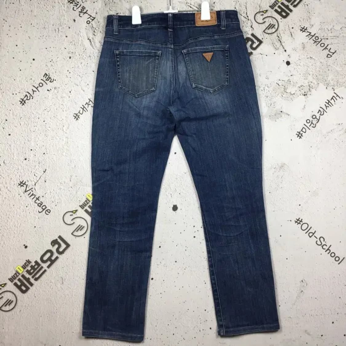 게스 워싱 데님 스판 청바지 중청 W30 4100077 상품이미지2