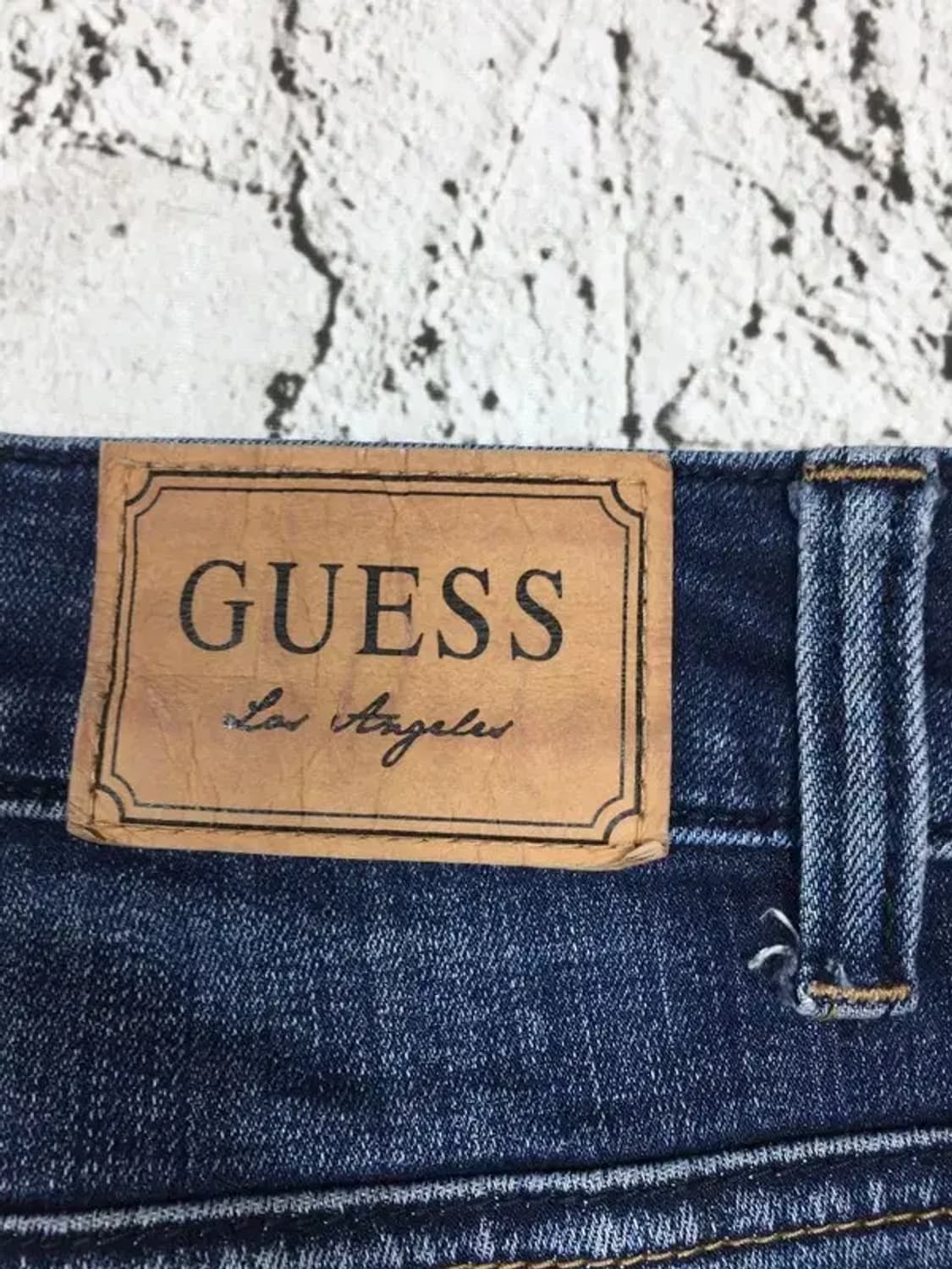 게스 워싱 데님 스판 청바지 중청 W30 4100077 상품이미지9