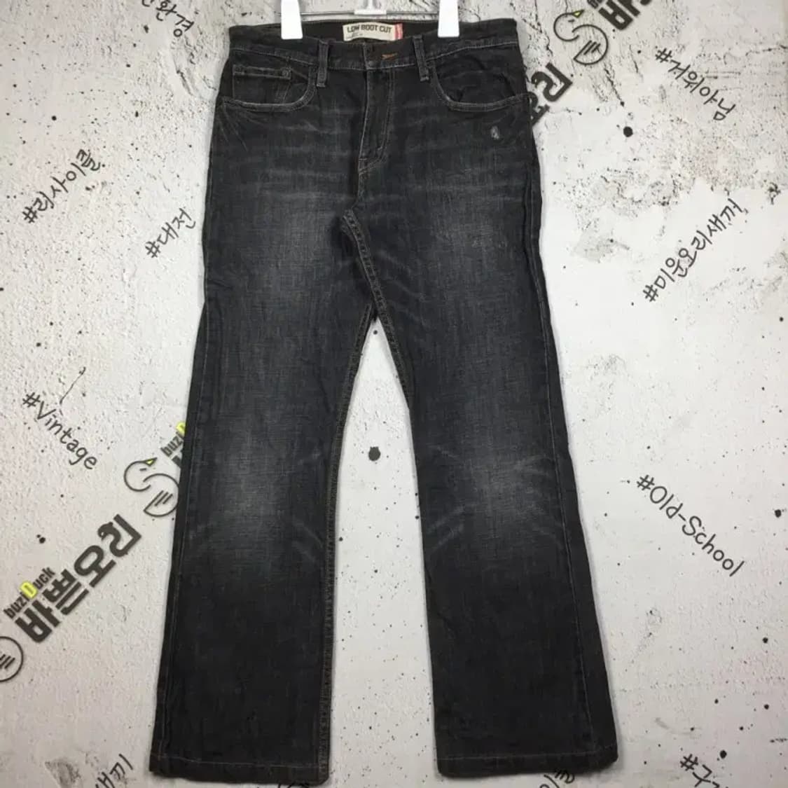 리바이스 527 부츠컷 데님 청바지 흑청 W32 L32 4100079 상품이미지1