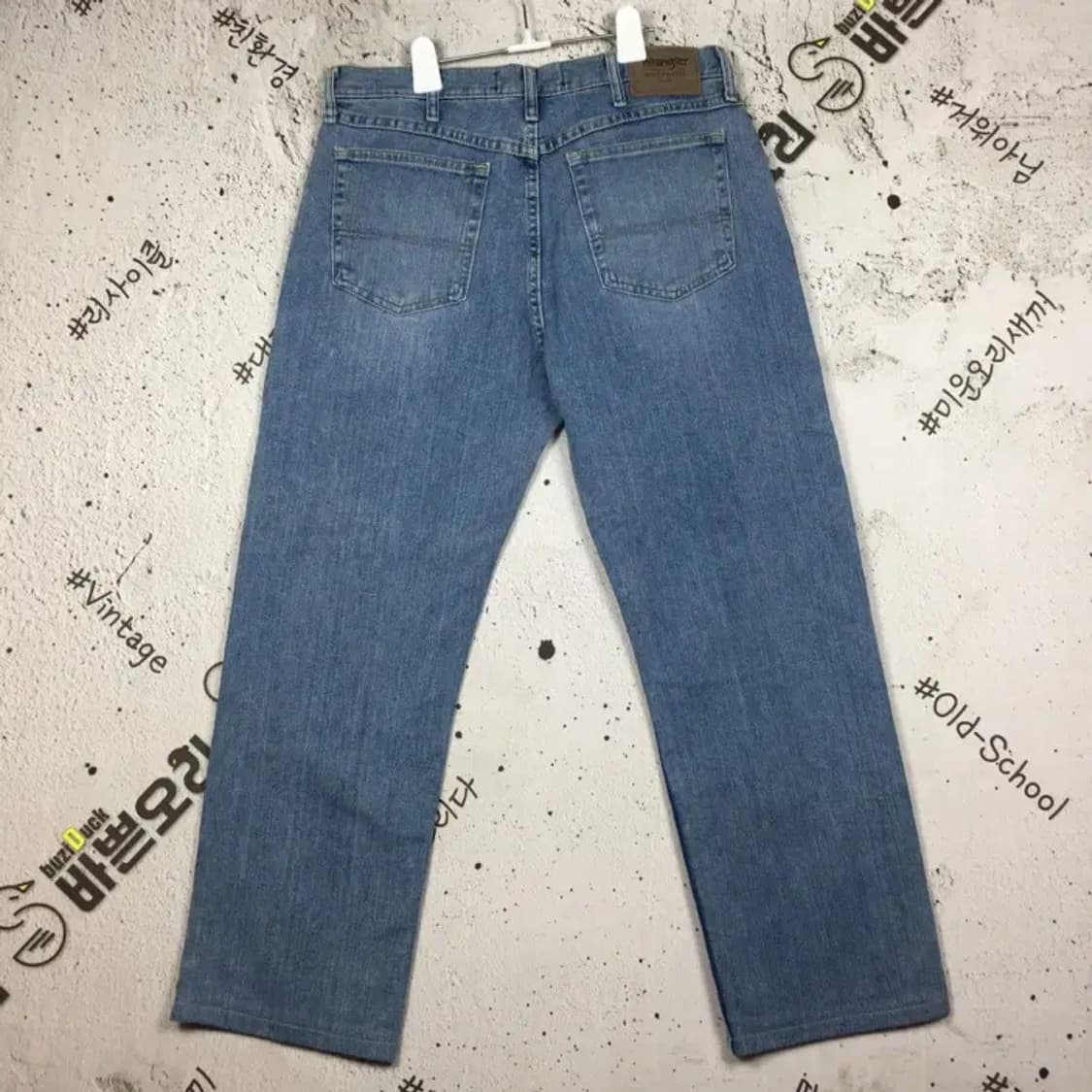 랭글러 데님 청바지 연청 34X31 4100080 상품이미지2