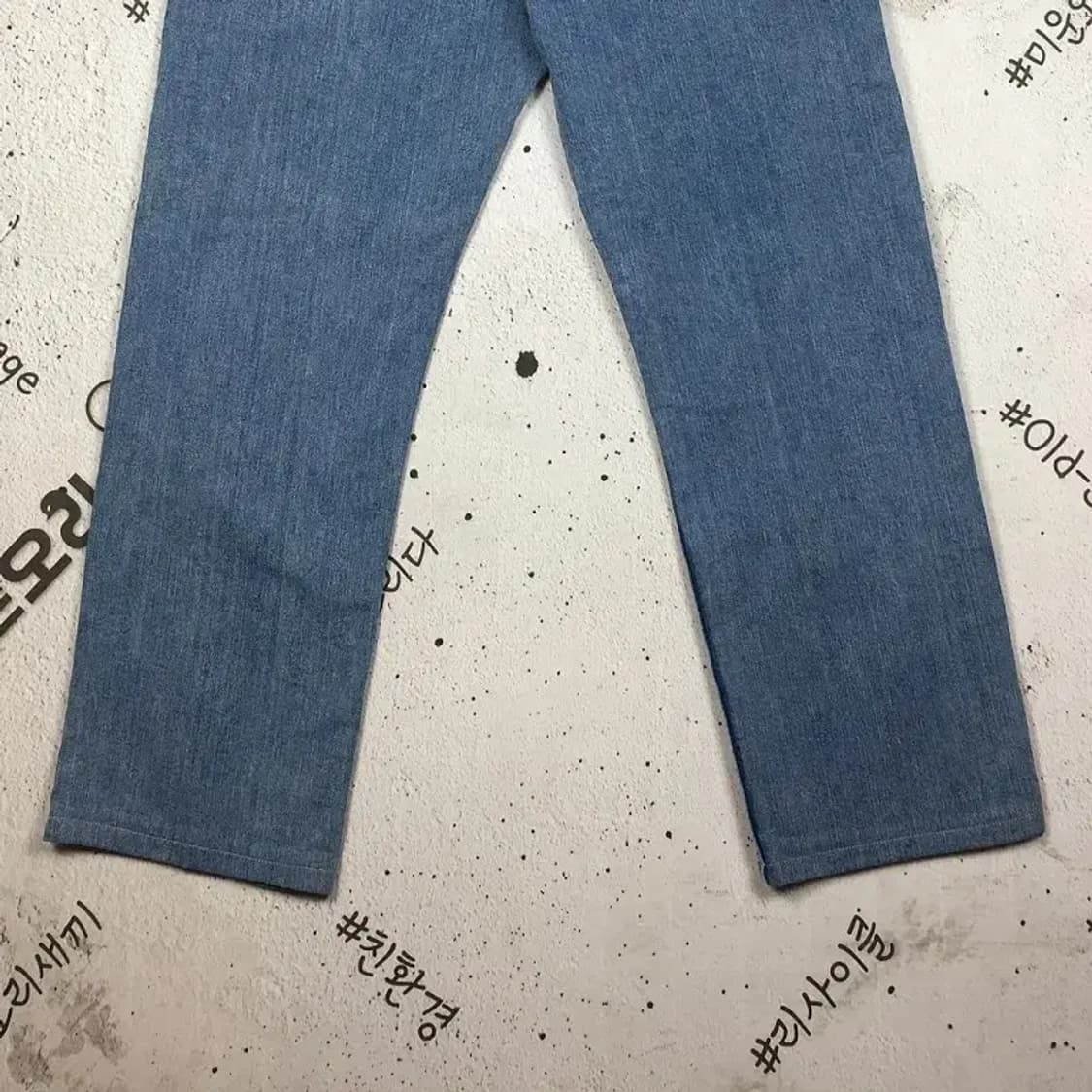 랭글러 데님 청바지 연청 34X31 4100080 상품이미지5