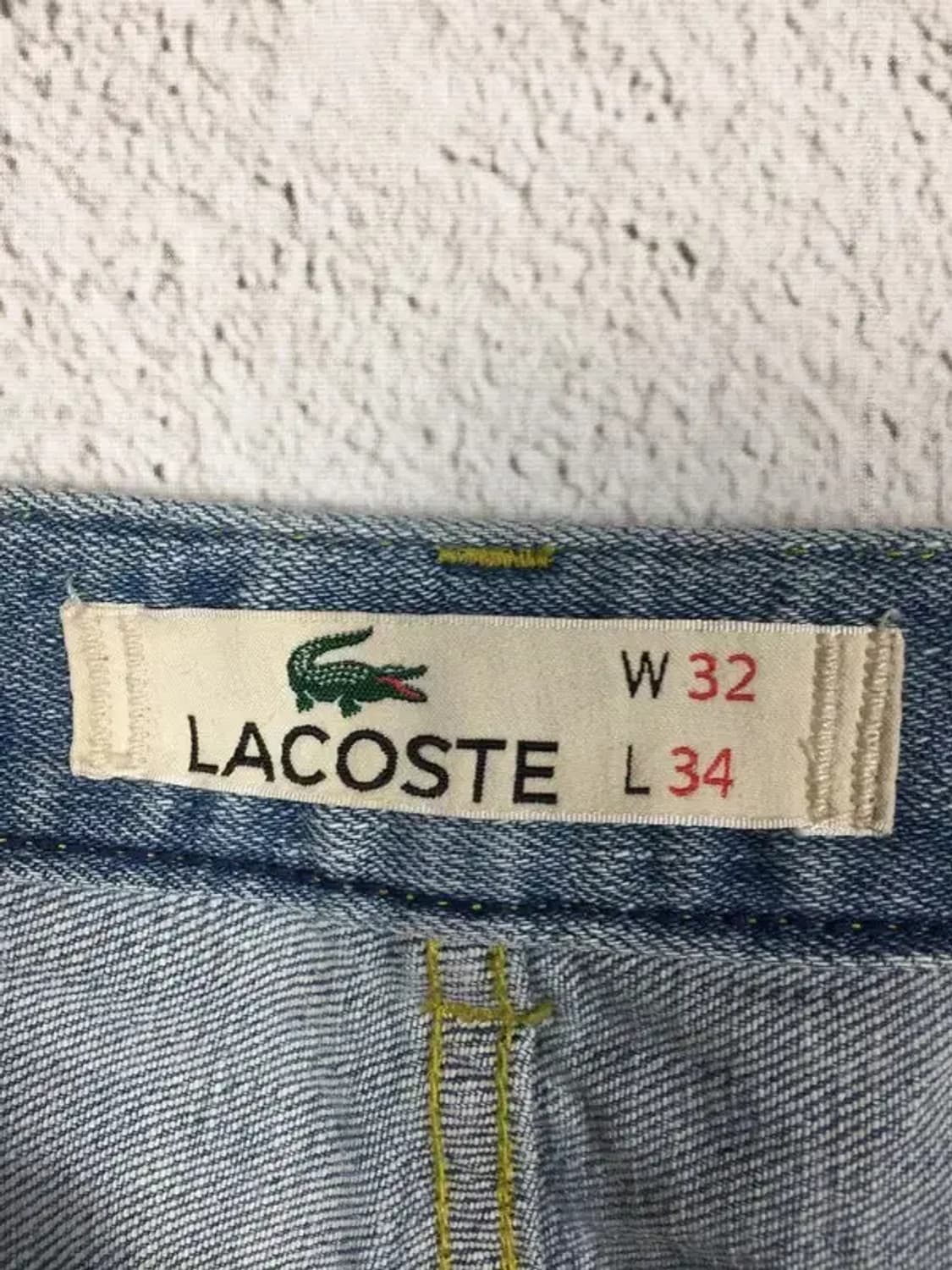 라코스테 워싱 데님 청바지 연청 W32 L34 4100083 상품이미지9