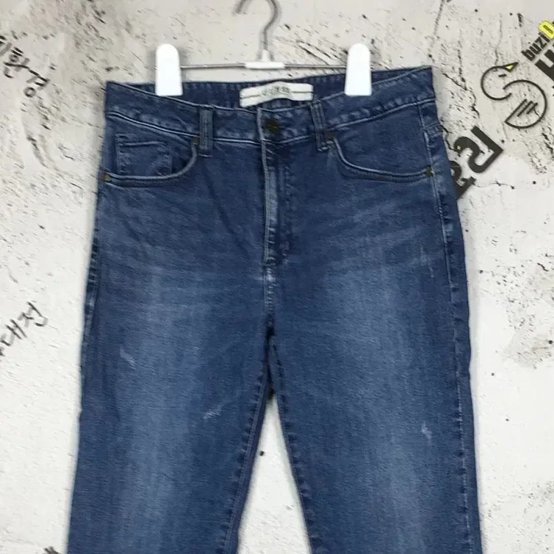 게스 스판 워싱 데님 청바지 중청 76(30) 4100085 상품이미지4