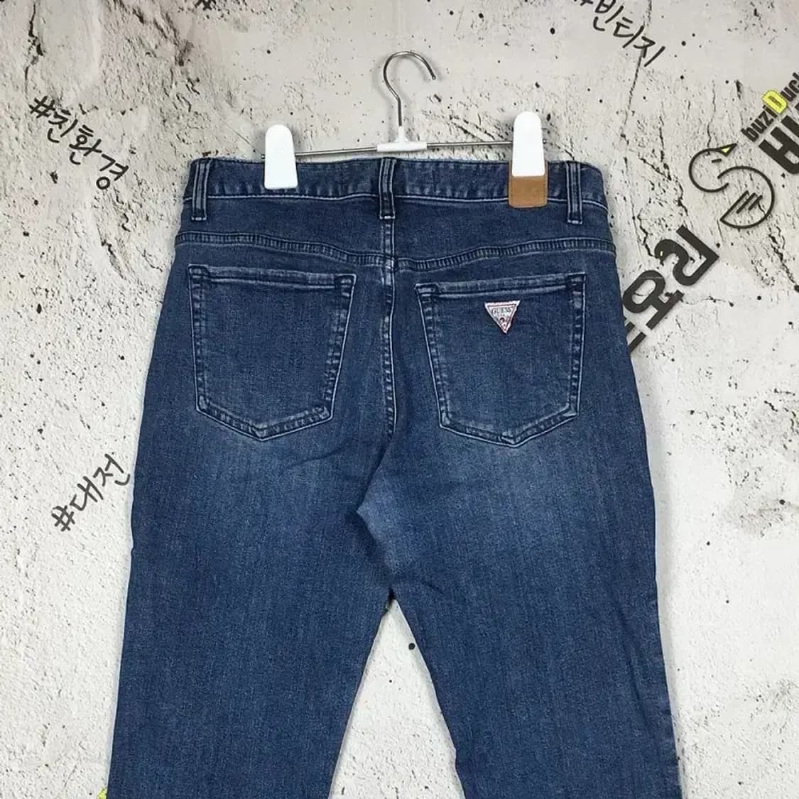 게스 스판 워싱 데님 청바지 중청 76(30) 4100085 상품이미지5