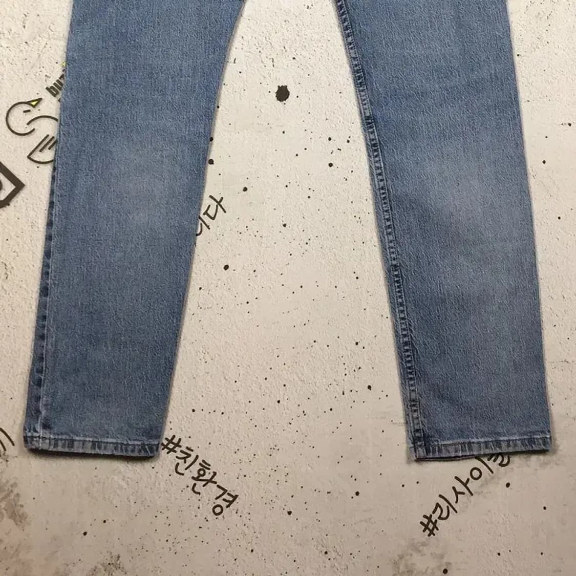 리바이스 502 워싱 데님 청바지 연청 W32 L32 4100086 상품이미지6