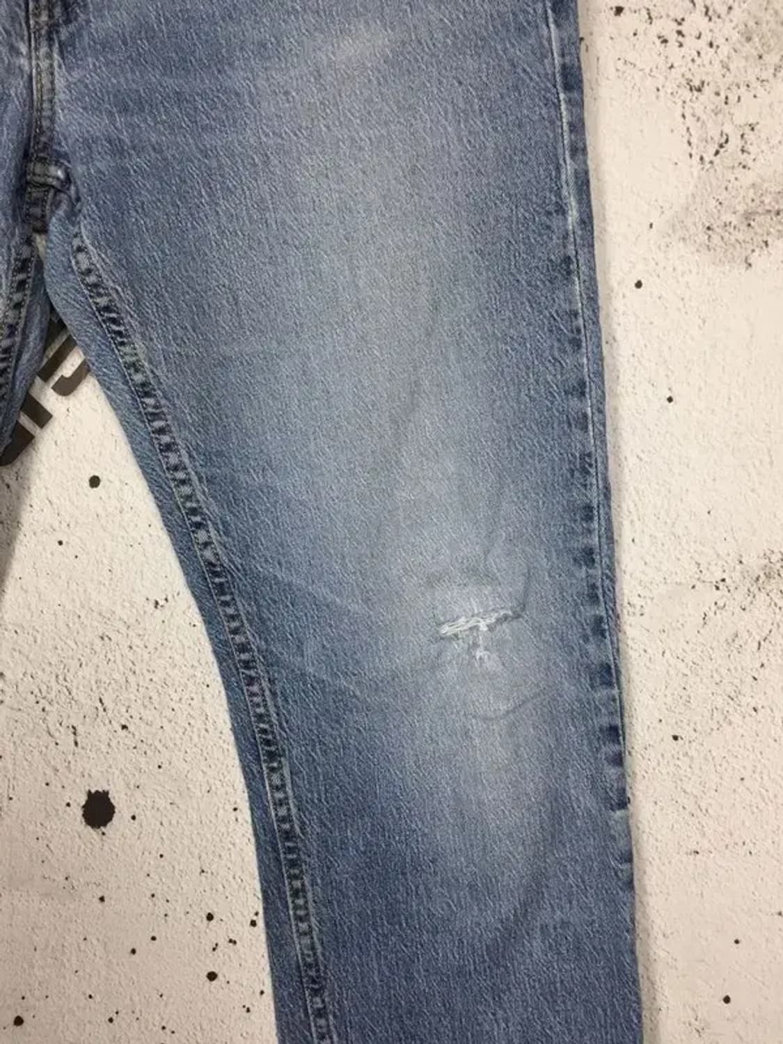 리바이스 502 워싱 데님 청바지 연청 W32 L32 4100086 상품이미지7