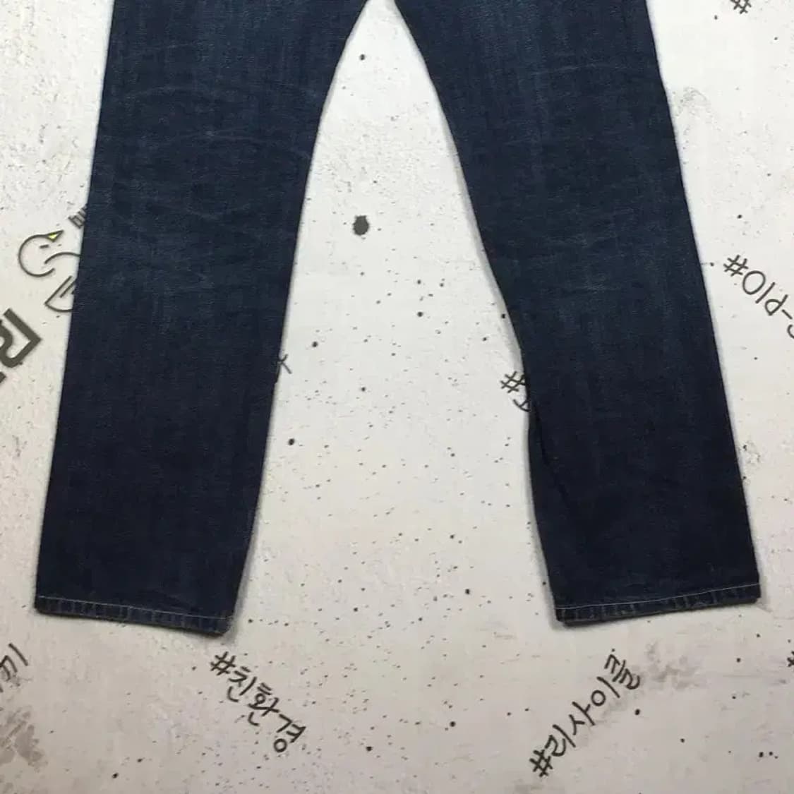 [JPN] 일본 네이버후드 워싱 데님 청바지 네이비 M 4100088 상품이미지6
