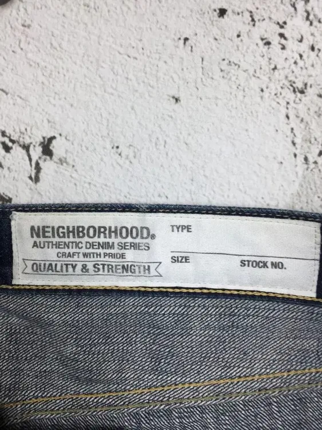 [JPN] 일본 네이버후드 워싱 데님 청바지 네이비 M 4100088 상품이미지9