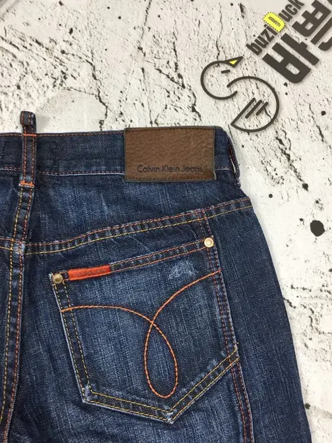 캘빈클라인 CK 워싱 데님 청바지 중청 28X32 4100090 상품이미지8